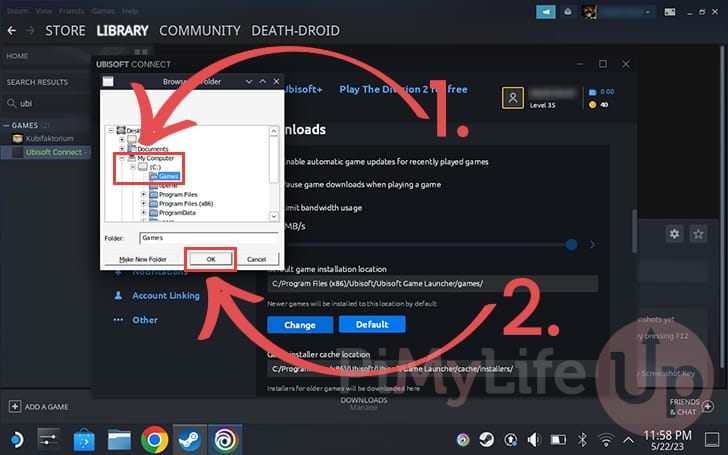 Installing Ubisoft Connect on the Steam Deck - Pi My Life Up