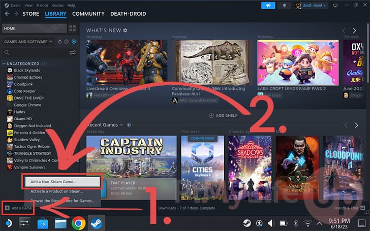 How to Launch Non‐Steam Games from Steam (Linux): 6 Steps