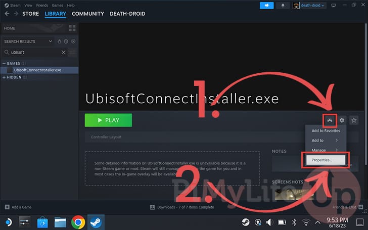 Change Ubisoft Connect Client properties