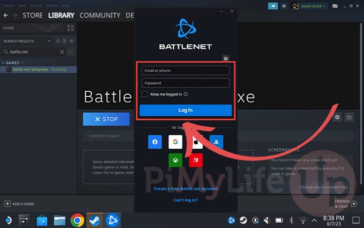 How to install Battle.net on Steam Deck