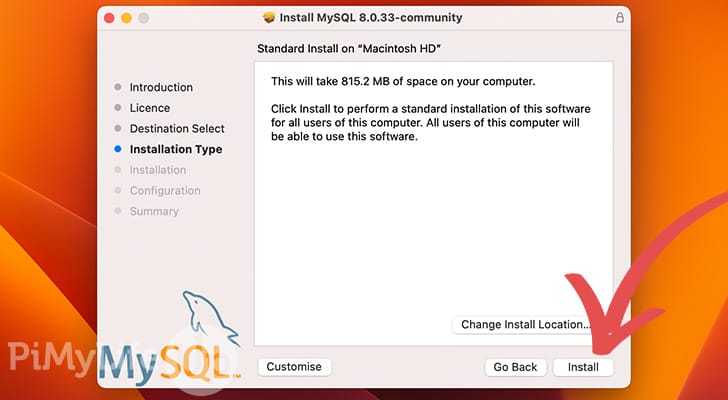 MYSQL Installation Location