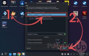 Playing Minecraft Java Edition on the Steam Deck - Pi My Life Up