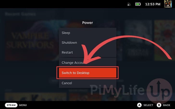 Switch to desktop mode