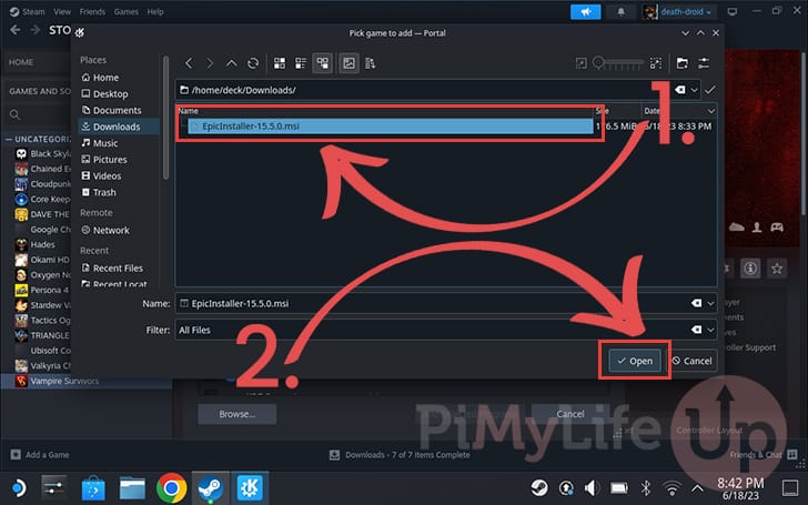 Installing the Epic Games Store on the Steam Deck - Pi My Life Up