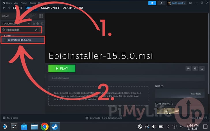 How to get Epic Games on Steam Deck