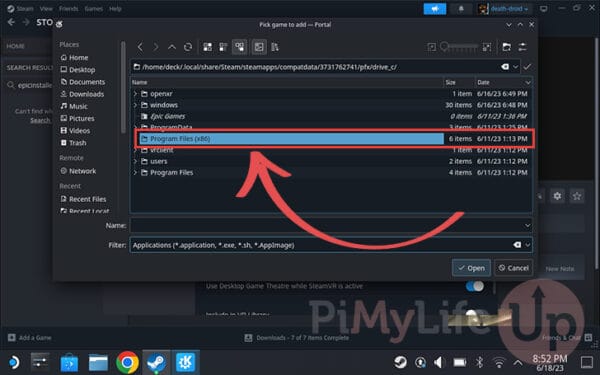 Installing the Epic Games Store on the Steam Deck - Pi My Life Up