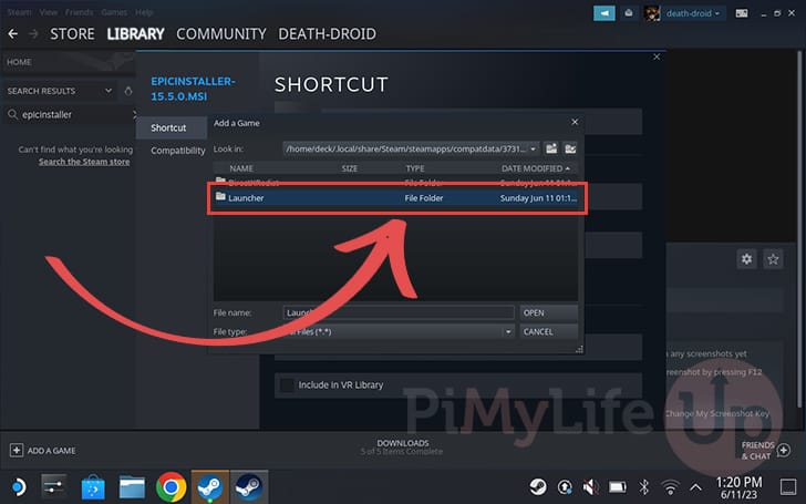 How to Get Your Epic Games Library on Steam Deck - TechPP