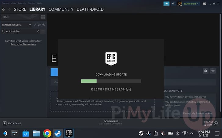 Launcher auto updating