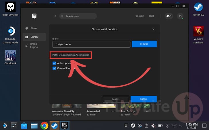 How to Install Epic Games Launcher on Steam Deck