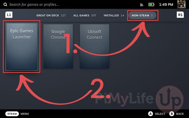 Installing the Epic Games Store on the Steam Deck - Pi My Life Up