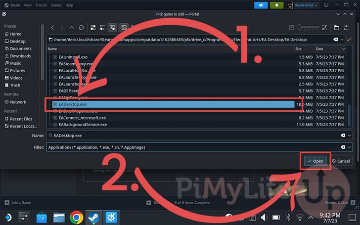 How to Install the EA Desktop App on the Steam Deck - Pi My Life Up