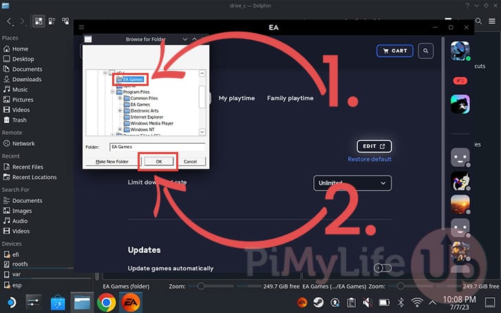 How to Install the EA Desktop App on the Steam Deck - Pi My Life Up