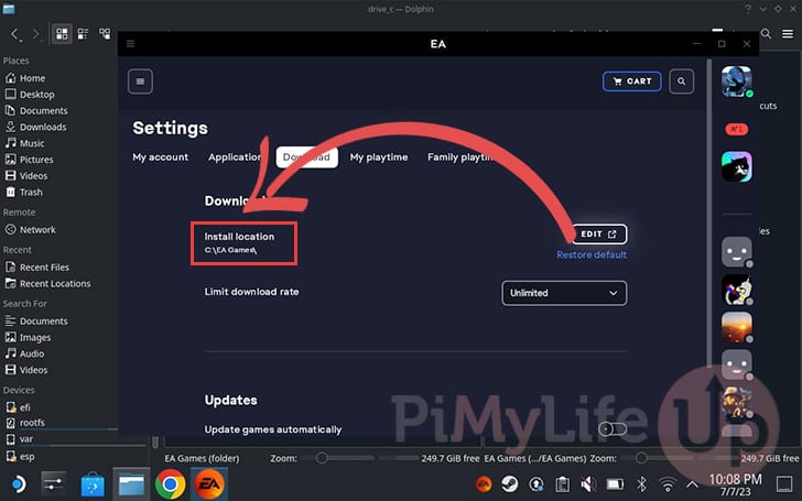 How to Install the EA Desktop App on the Steam Deck - Pi My Life Up