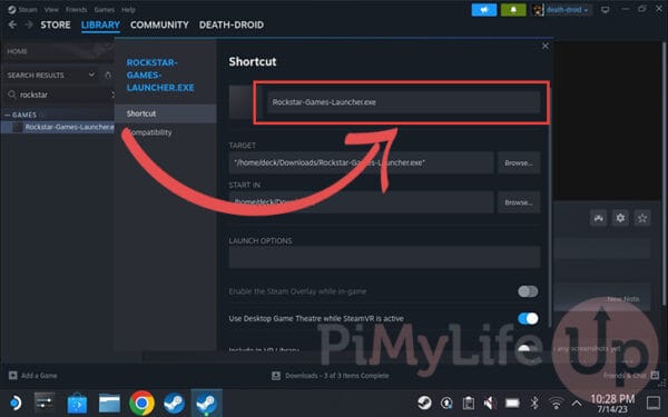 Installing the Rockstar Games Launcher on the Steam Deck - Pi My Life Up