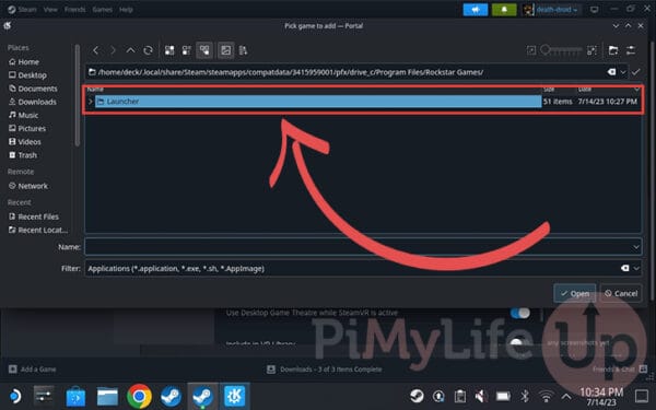 Installing the Rockstar Games Launcher on the Steam Deck - Pi My Life Up