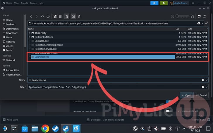 Installing the Rockstar Games Launcher on the Steam Deck - Pi My