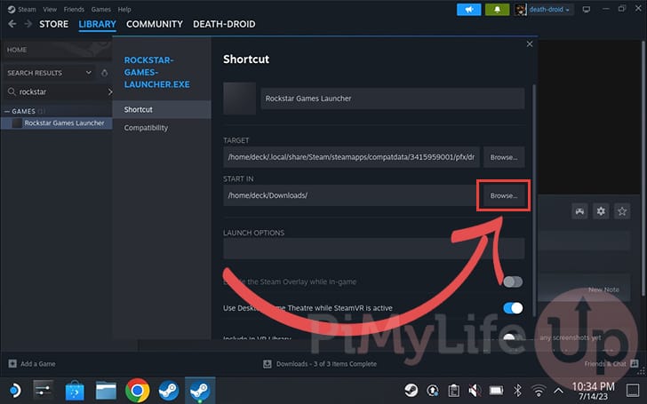 Installing the Rockstar Games Launcher on the Steam Deck - Pi My Life Up