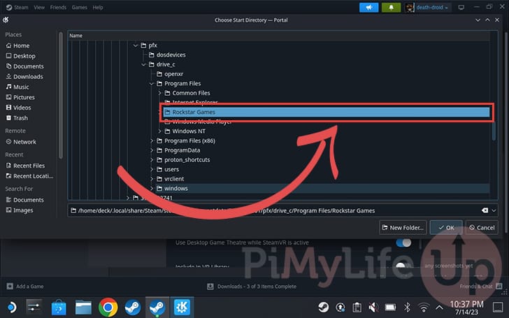 Installing the Rockstar Games Launcher on the Steam Deck - Pi My