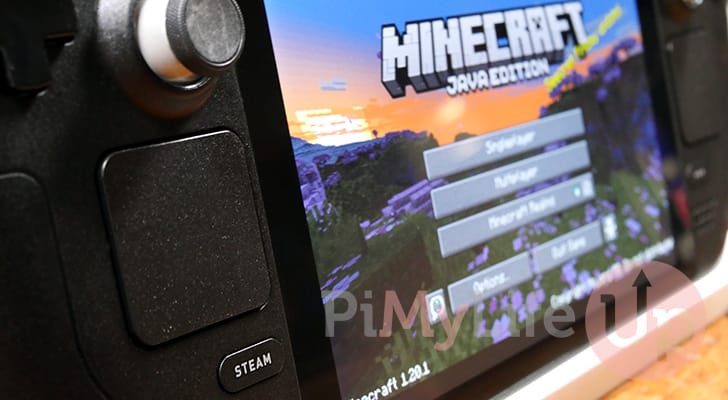 Minecraft Java Edition on the Steam Deck