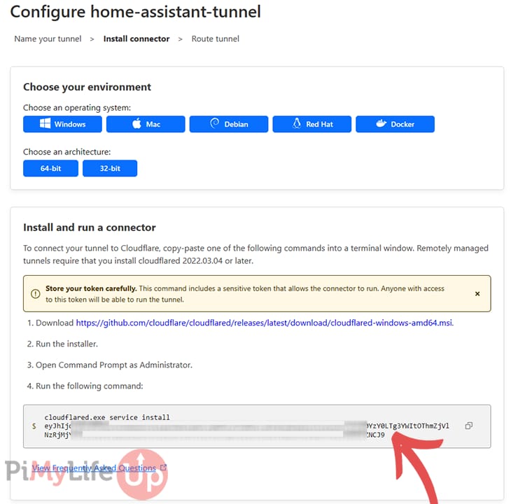 Cloudflare Tunnel Install Connector 