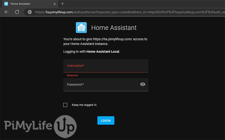 External Access to Home Assistant