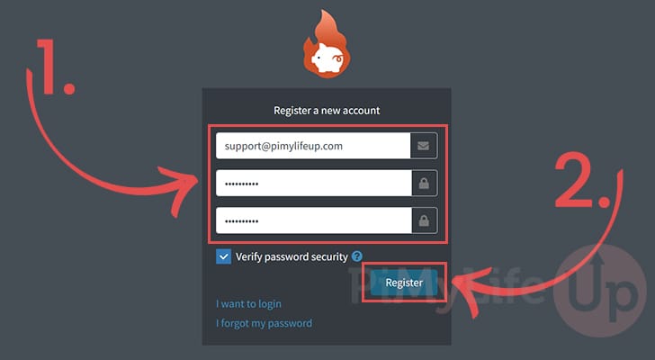 Raspberry Pi Firefly 3 Register User Screen