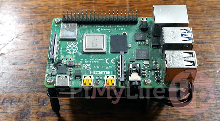 Raspberry Pi attached to the PiPower UPS Main Board