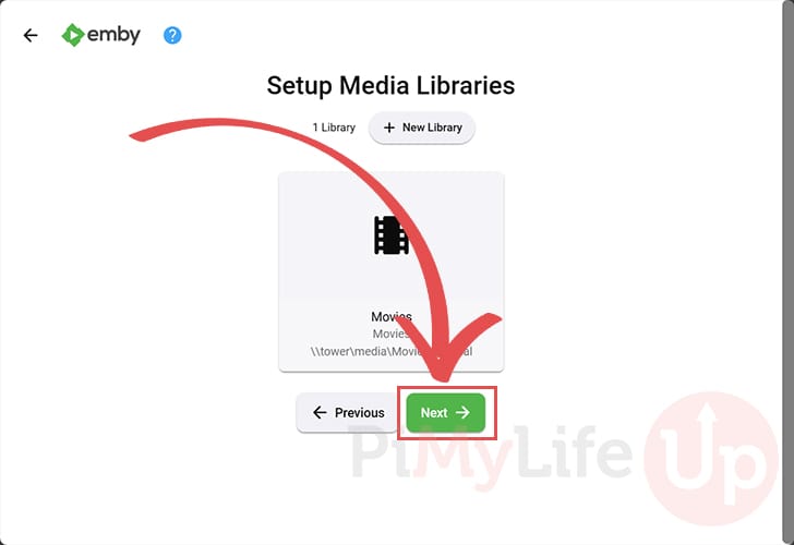 Finish setting up media libraries
