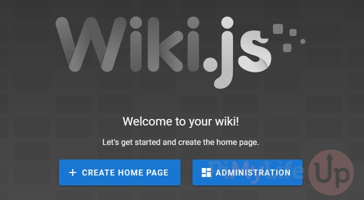 Wiki.JS running on the Raspberry Pi