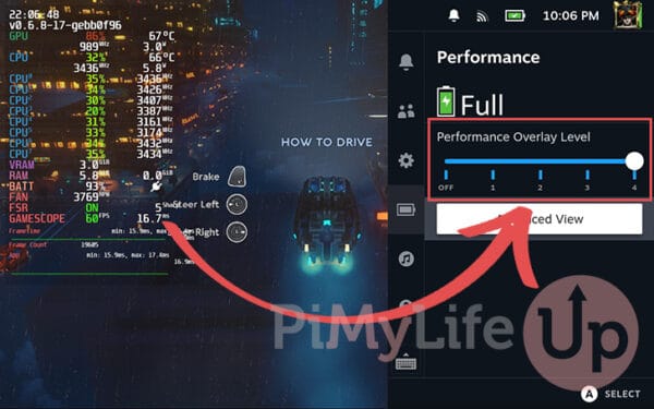 How to see your FPS on the Steam Deck - Pi My Life Up