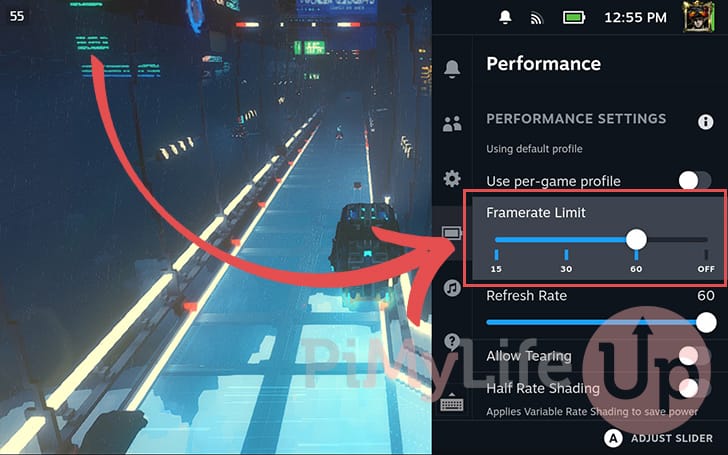 Set FPS / Framerate Limit on the Steam Deck