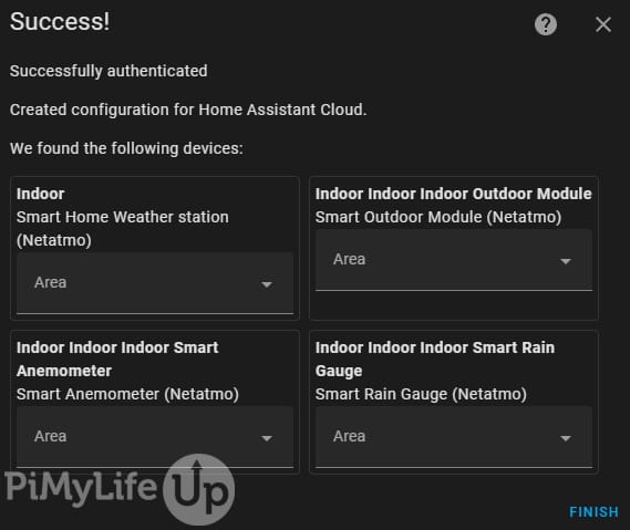 Netatmo Success Screen