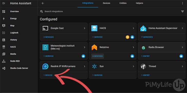 Reolink Integration with Device