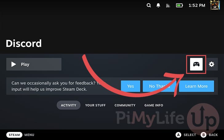 Change Discord Input Settings on the Steam Deck