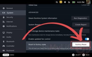 How To Factory Reset Your Steam Deck - Pi My Life Up