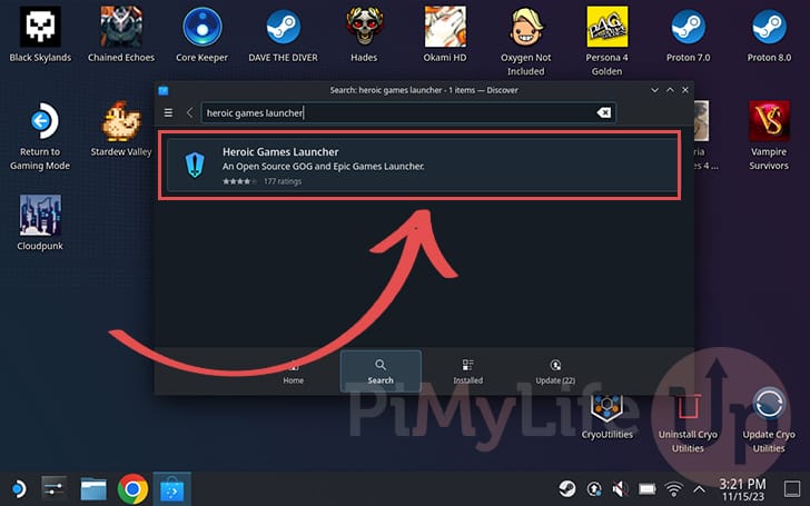 Heroic Games Launcher Steam Deck Guide