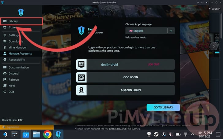 Change to Heroic Games Launcher Library