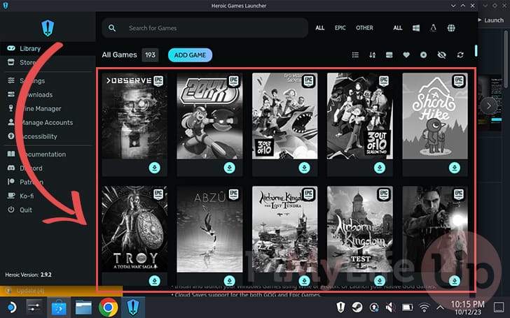 How to install Epic Games Store on Steam Deck  Heroic Games Launcher  #steamdeck #epicgamesstore 