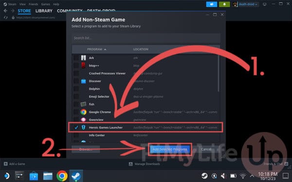 How to Install the Heroic Games Launcher on the Steam Deck - Pi My Life Up