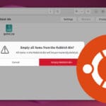 Ubuntu empty trash bin