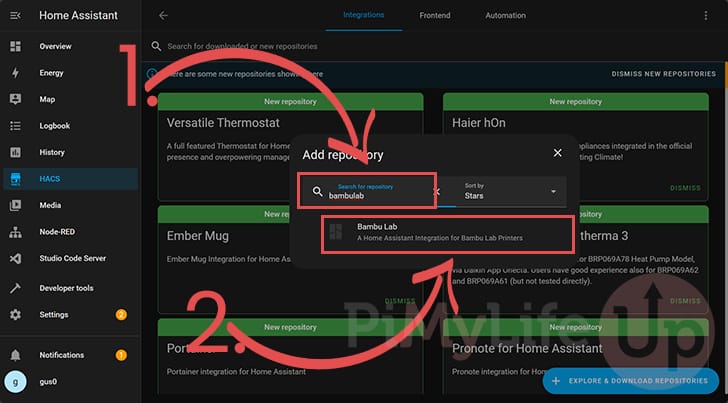 Open Bambu Lab Integration Downlload Page