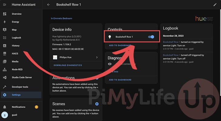 Integrating Philips Hue with Home Assistant - Pi My Life Up