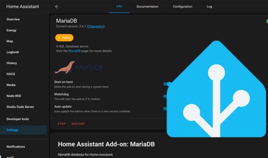 Change Home Assistant to use MariaDB Thumbnail
