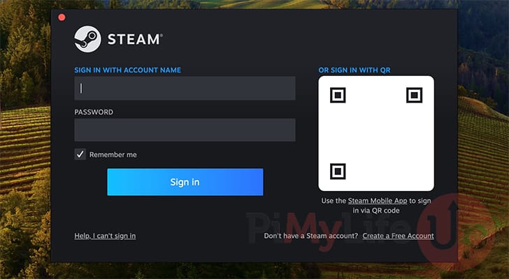 Login to Steam