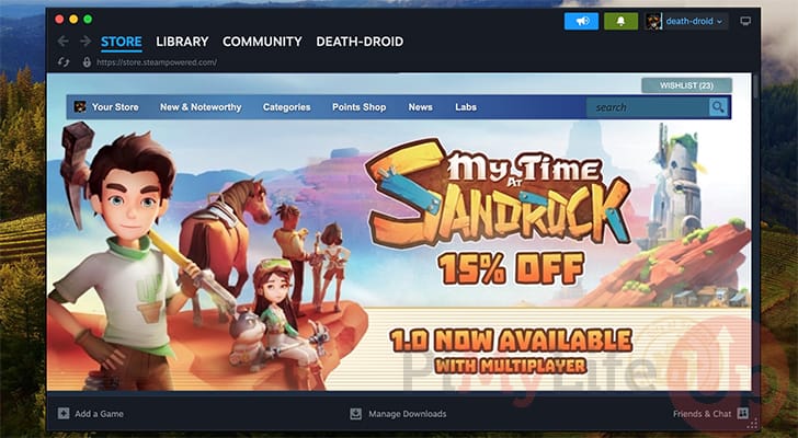 steam game full screen mac