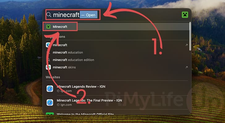 Open the Minecraft launcher