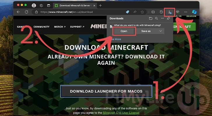 Open the Minecraft Installer