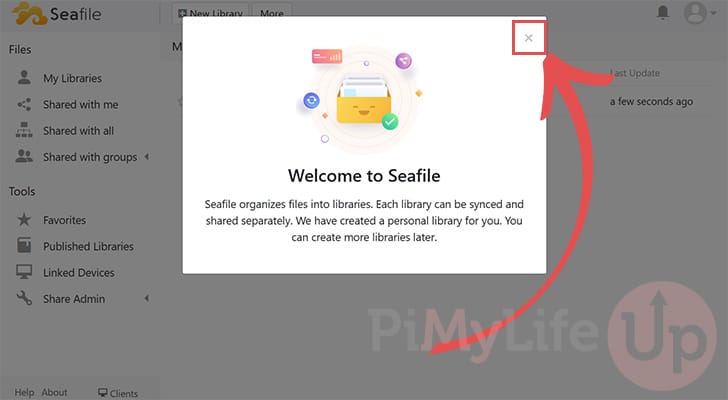 Welcome to Seafile on your Raspberry Pi
