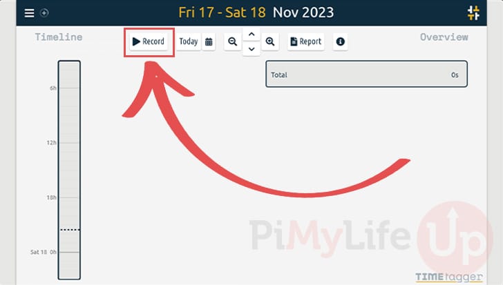 Add new record to Raspberry Pi TimeTagger