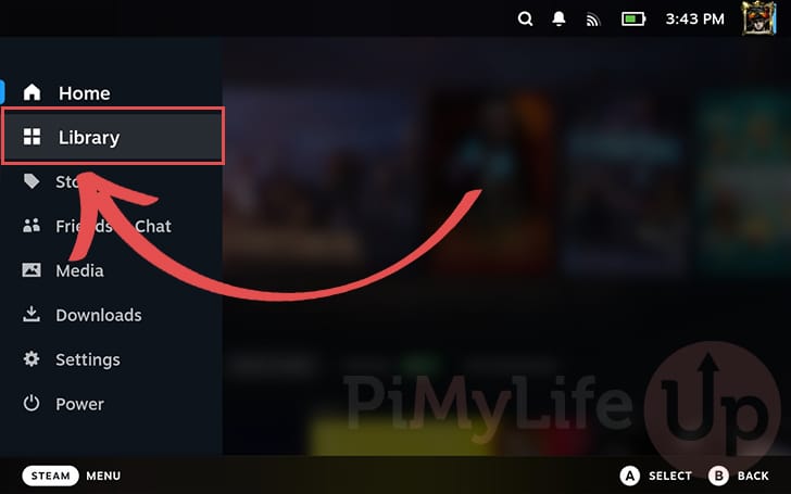 Open Steam Deck Library